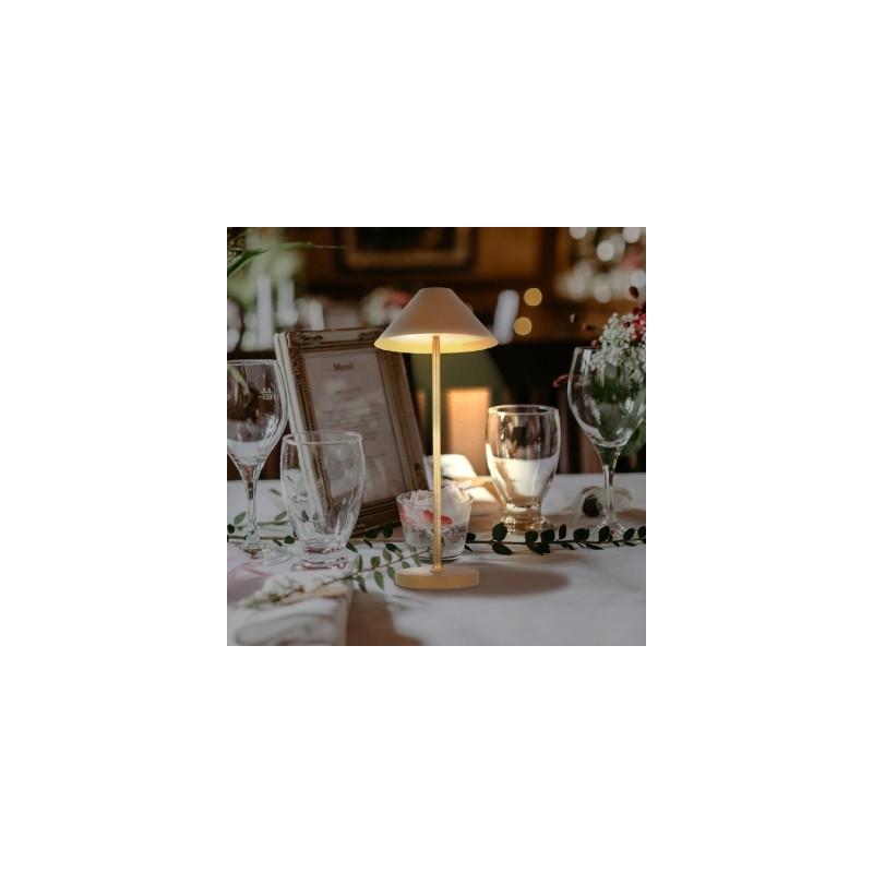 KELU LIBERTY Table Lamp - USB-C Rechargeable IP54 Aluminium 240LM 4000mAh Bronze — Buy in Cyprus with Fast Delivery