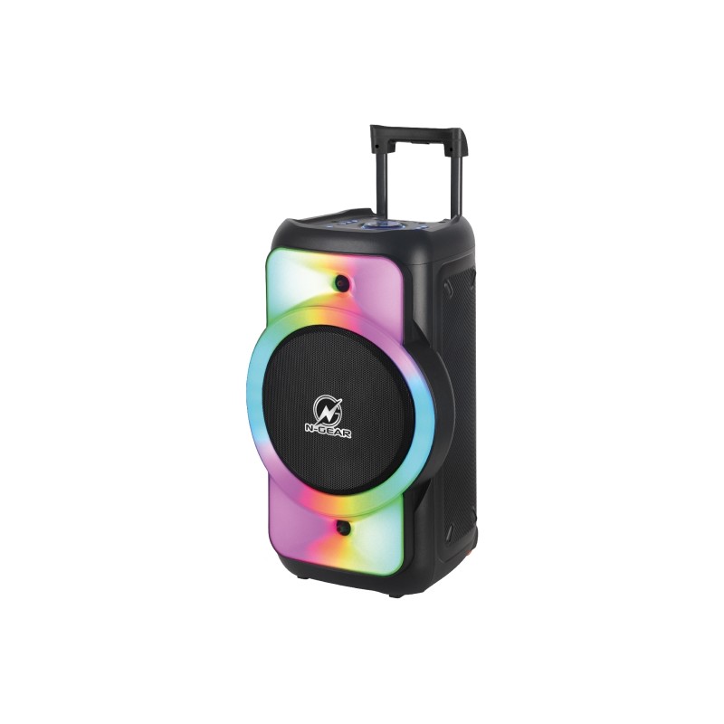 N-Gear Portable Karaoke Speaker with Lights - JUKE 12 LPG - Portable Karaoke Speaker with Lights