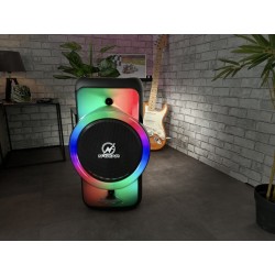 N-Gear Portable Karaoke Speaker with Lights - JUKE 12 LPG - Portable Karaoke Speaker with Lights