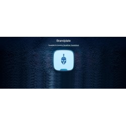 AJAX BrandPlate - Wireless Outdoor White — Buy in Cyprus with Fast Delivery
