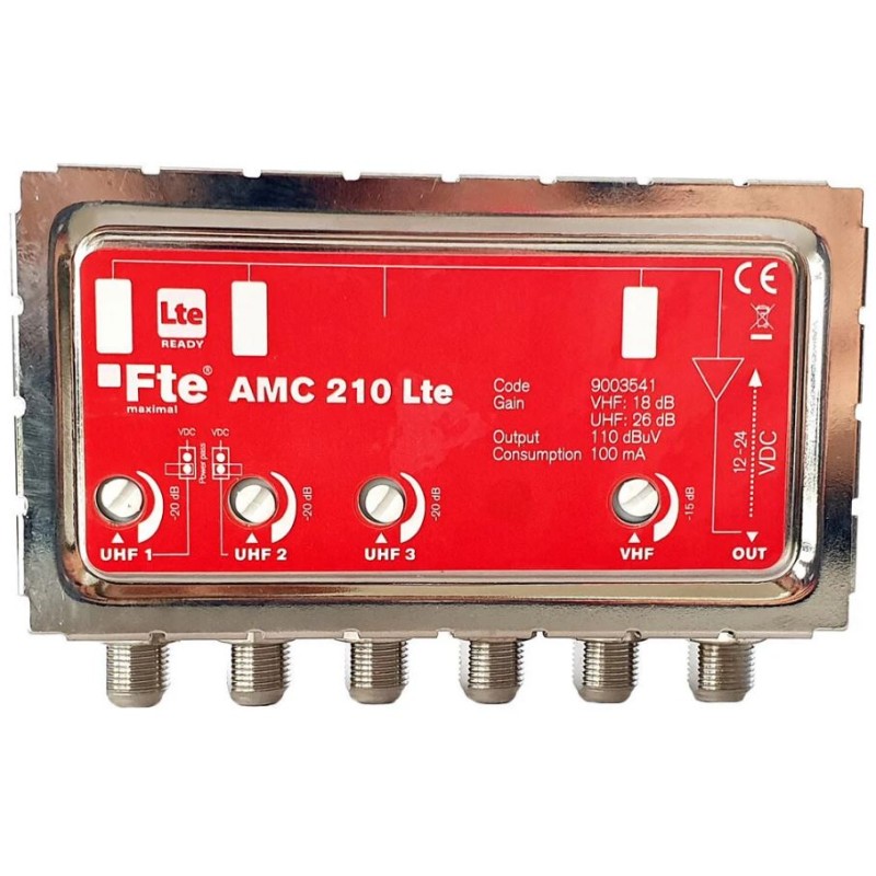 FTE Mast Amplifier - AMC210 - LTE Configurable VHF UHF — Buy in Cyprus with Fast Delivery