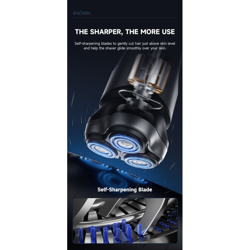 Enchen Shaver - BLACKSTONE MAX USB-C 600mAh — Buy in Cyprus with Fast Delivery