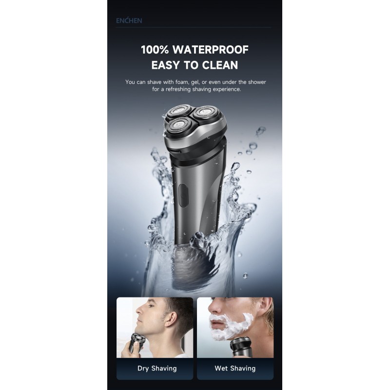 Enchen Shaver - BLACKSTONE MAX USB-C 600mAh — Buy in Cyprus with Fast Delivery