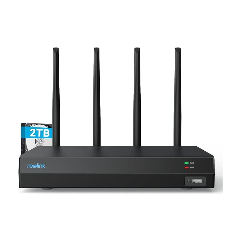 Reolink KIT WiFi NVR - 12 Channel 16MP WiFi6+4LAN+2TB HDD — Buy in Cyprus with Fast Delivery
