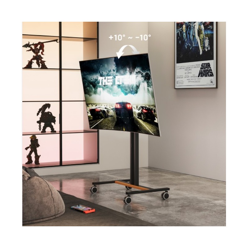 Brateck TV Trolley - FS47-44T-01W - 40x40, 1.25m, 35kg — Buy in Cyprus with Fast Delivery