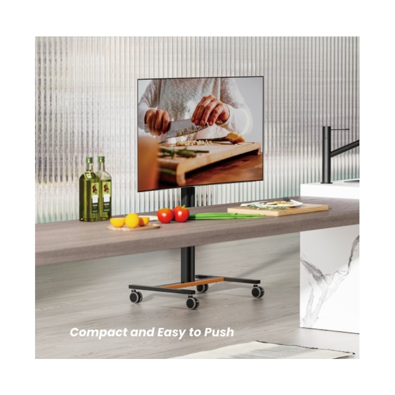 Brateck TV Trolley - FS47-44T-01W - 40x40, 1.25m, 35kg — Buy in Cyprus with Fast Delivery