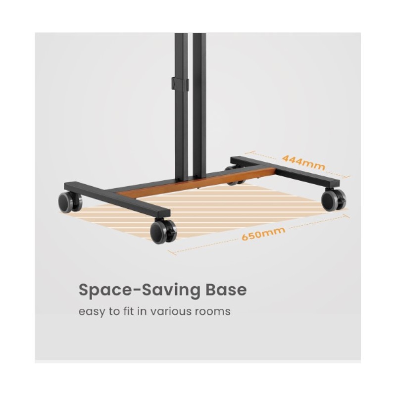 Brateck TV Trolley - FS47-44T-01W - 40x40, 1.25m, 35kg — Buy in Cyprus with Fast Delivery