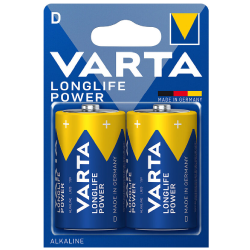 Varta Alkaline - D 2pcs Longlife Power — Buy in Cyprus with Fast Delivery