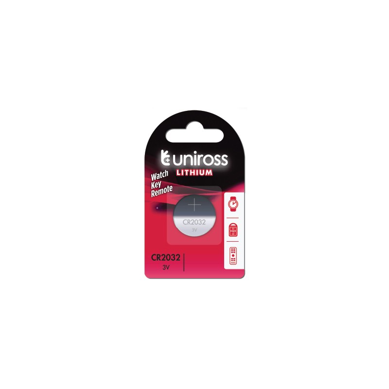 Uniross Button Cell Lithium Battery - CR2032 - Button Cell Lithium Battery (1pc) — Buy in Cyprus with Fast Delivery