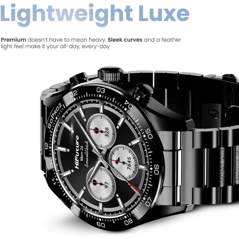 HiFuture Luxury Classy SmartWatch - GO PRO2 - Silver — Buy in Cyprus with Fast Delivery
