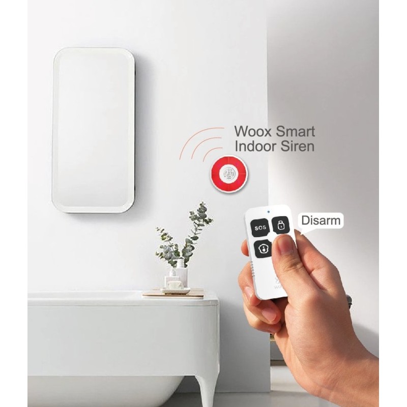 WOOX - Wi-Fi Zigbee Smart Alarm Keyfob - R7054 - Wi-Fi Zigbee Smart Alarm Keyfob — Buy in Cyprus with Fast Delivery
