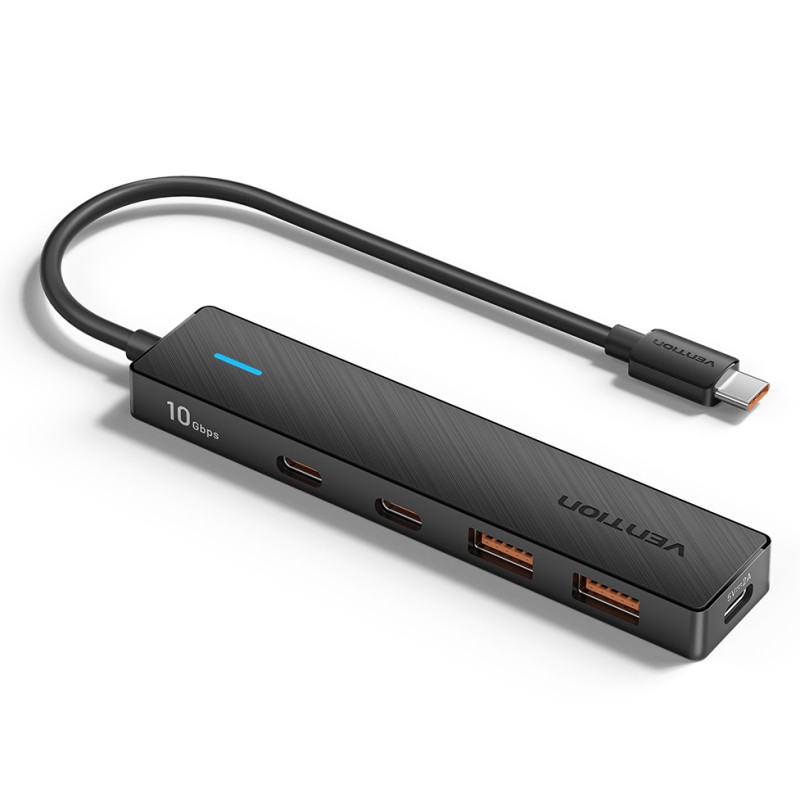 Vention IT HUB USB-C 2xA 2xC 3.2 Gen2 - CHYBB - USB-C 2xA 2xC 3.2 Gen2 + USBC Power Port — Buy in Cyprus with Fast Delivery