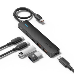 Vention IT HUB USB-C 2xA 2xC 3.2 Gen2 - CHYBB - USB-C 2xA 2xC 3.2 Gen2 + USBC Power Port — Buy in Cyprus with Fast Delivery