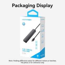 Vention IT HUB USB-C 2xA 2xC 3.2 Gen2 - CHYBB - USB-C 2xA 2xC 3.2 Gen2 + USBC Power Port — Buy in Cyprus with Fast Delivery