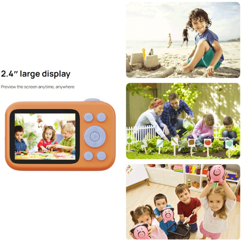 SJCAM Funcam+ Kids Action Camera - Dual Screen - FHD30FPS - 44MP — Buy in Cyprus with Fast Delivery