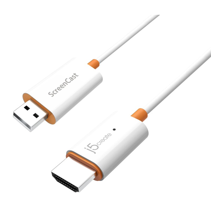 j5create Screencast Wireless Display Adapter - JVAW56 - HDMI 1080p Miracast AirPlay USB Powered