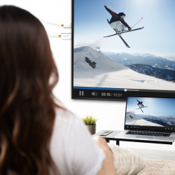 j5create Screencast Wireless Display Adapter - JVAW56 - HDMI 1080p Miracast AirPlay USB Powered