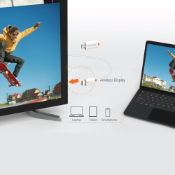 j5create Screencast Wireless Display Adapter - JVAW56 - HDMI 1080p Miracast AirPlay USB Powered