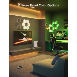 Govee Gaming Wall Glide Hexa Ultra Light Panels - H606A - 7pcs (EU) — Buy in Cyprus with Fast Delivery