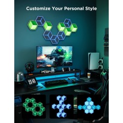 Govee Gaming Wall Glide Hexa Ultra Light Panels - H606A - 7pcs (EU) — Buy in Cyprus with Fast Delivery