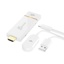 j5create Screencast Wireless Display Adapter - JVAW76 - HDMI 4K Miracast AirPlay USB Powered