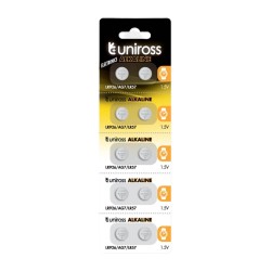 Uniross Alkaline-Coin Battery - LR926 AG7 - LR57 Battery (10pack) — Buy in Cyprus with Fast Delivery