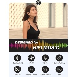 Edifier Earbuds - X3S - TWS Earbuds BT5.2 Black — Buy in Cyprus with Fast Delivery