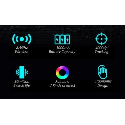 Thunderobot Wireless Gaming Rechargeable Mouse - ML701 - Wireless Gaming Rechargeable Mouse — Buy in Cyprus with Fast Delivery