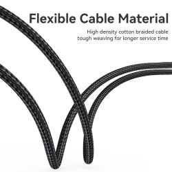 Vention USB-C to HDMI Converter Cable - CRBBF - Braided 4K60Hz 1.0m — Buy in Cyprus with Fast Delivery