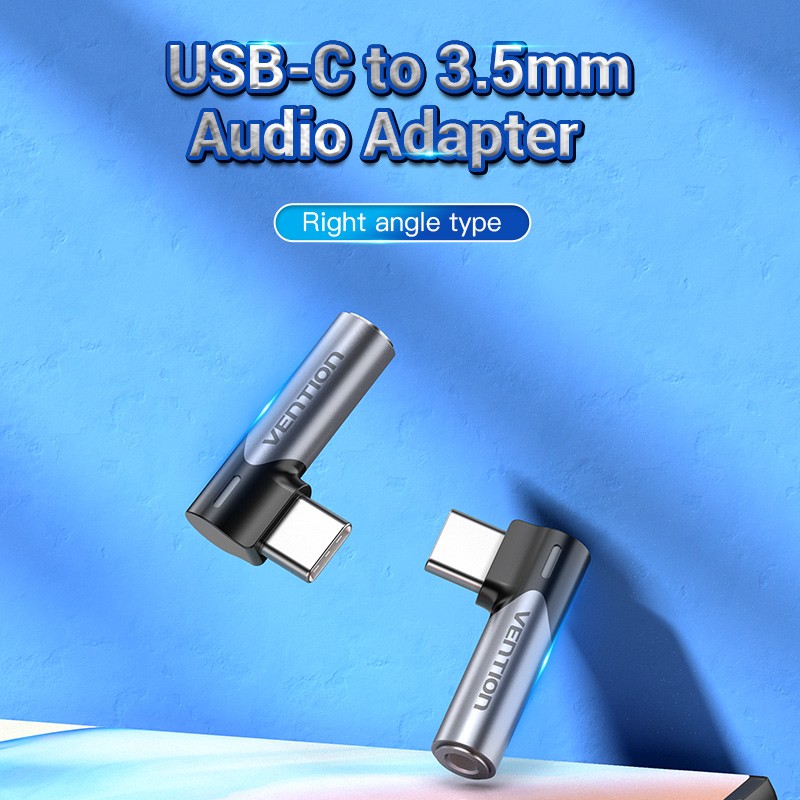 Vention USB-C to 3.5mm Female Adaptor - BGWH0 - Right Angle — Buy in Cyprus with Fast Delivery