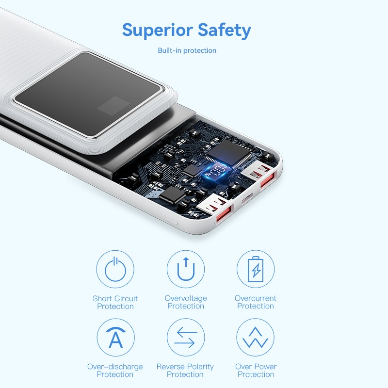 Vention Powerbank - FHKB0 - 10000mAh 22.5W Black — Buy in Cyprus with Fast Delivery