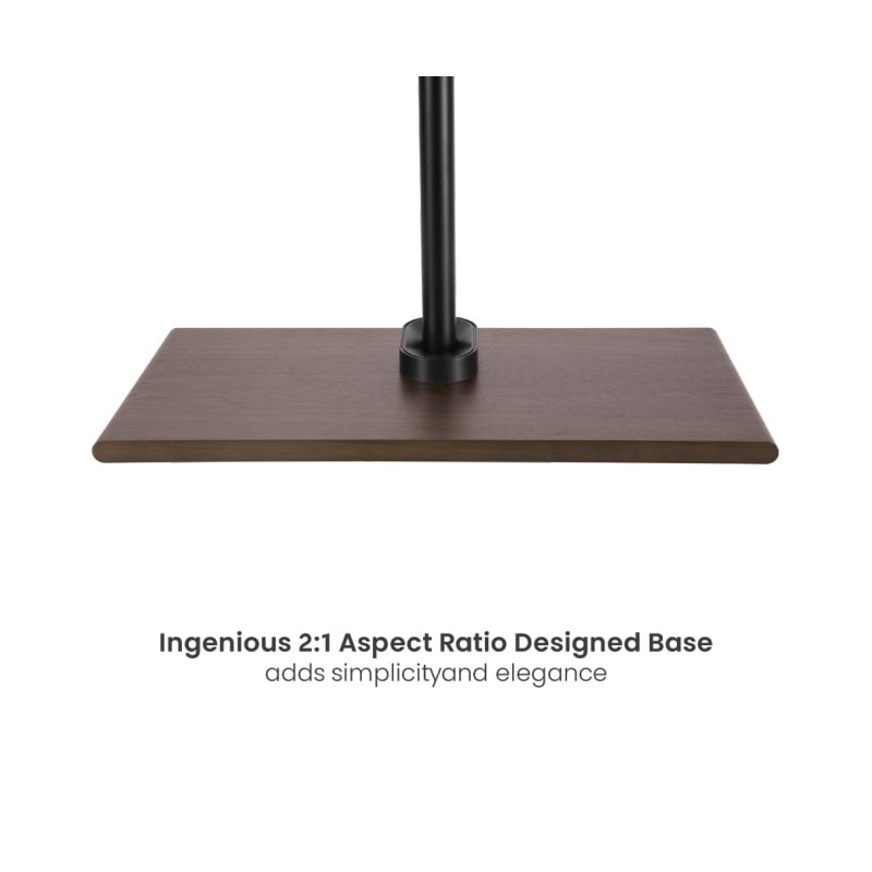 Brateck TV Floorstand 40x40 1.07m 35kg Shelf & MDF - FS41-44T-02 - 40x40, 1.07m, 35kg, Shelf & MDF