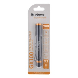 Uniross Penlight - GX100 - IPX4 Waterproof Torch 280 lumens 90m Beam (Incl 2xAA) — Buy in Cyprus with Fast Delivery