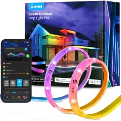 Govee Outdoor LED Strip Smart RGBIC WiFi & BT Lights 10m - H70A1 - UK — Buy in Cyprus with Fast Delivery