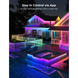 Govee Outdoor LED Strip Smart RGBIC WiFi & BT Lights 10m - H70A1 - UK — Buy in Cyprus with Fast Delivery