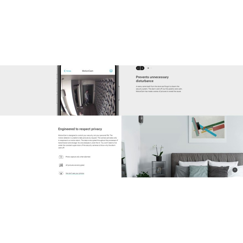 AJAX PIR MotionCam (Video Verification) - White — Buy in Cyprus with Fast Delivery