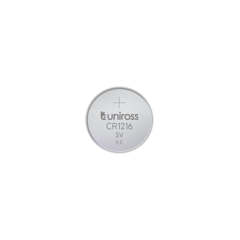 Uniross Button Cell Lithium Battery - CR1216 - Button Cell Lithium Battery (5pack) — Buy in Cyprus with Fast Delivery