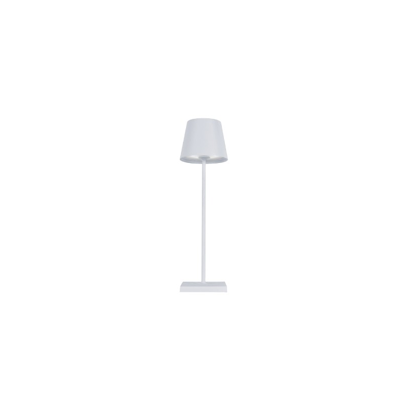 KELU CHLOE USB-C Rechargeable IP54 Table Lamp - White, 200LM, 4400mAh — Buy in Cyprus with Fast Delivery