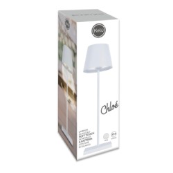 KELU CHLOE USB-C Rechargeable IP54 Table Lamp - White, 200LM, 4400mAh — Buy in Cyprus with Fast Delivery