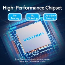 Vention HDMI Wireless Transmitter-Receiver Kit 5GHz 1080p Blue - ADCL0 - HDMI Wireless Transmitter-Receiver Kit 5GHz 1080p Blue