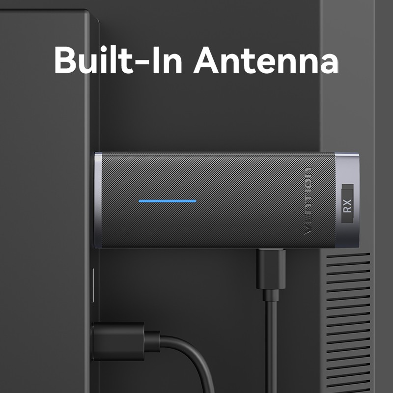 Vention HDMI Wireless Transmitter-Receiver Kit 5GHz 1080p Blue - ADCL0 - HDMI Wireless Transmitter-Receiver Kit 5GHz 1080p Blue