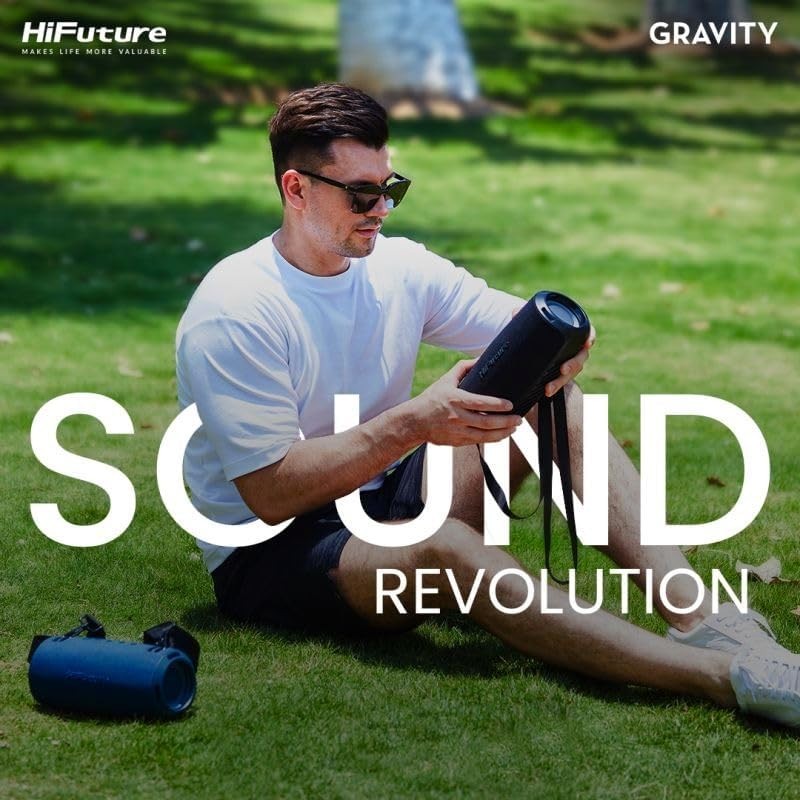 HiFuture Portable BT Speaker - GRAVITY - IPX7 45W Black — Buy in Cyprus with Fast Delivery