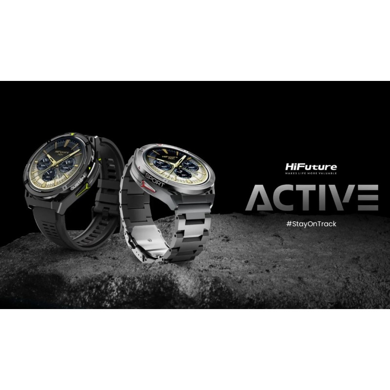 HiFuture Adventure GPS SmartWatch - ACTIVE Black Yellow — Buy in Cyprus with Fast Delivery