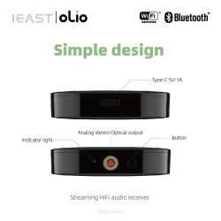 iEast Olio - WIFI & Bluetooth Multiroom Audio Streamer Airplay2 — Buy in Cyprus with Fast Delivery