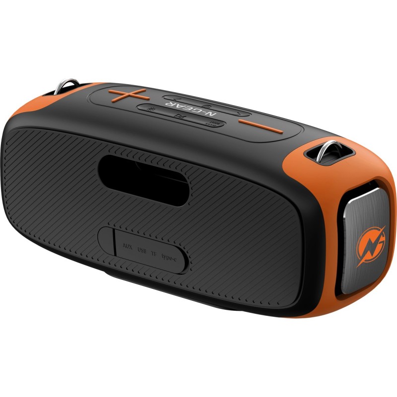 N-Gear LETS GO PARTY BLAZOOKA Portable Speaker - 830 - with 1x Wireless Mic RGB Lights BT & USB
