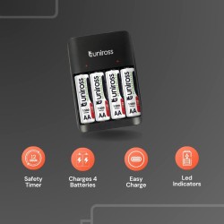 Uniross USB Charger - UCU010A - for AA AAA + 4xAA Batteries — Buy in Cyprus with Fast Delivery