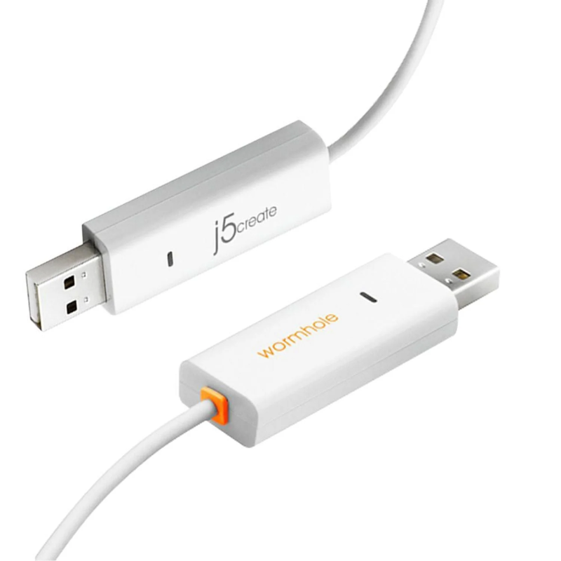 j5create Wormhole Switch USB Transfer Cable - JUC400 - KM & FIle Sharing between Mac and Windows Devices
