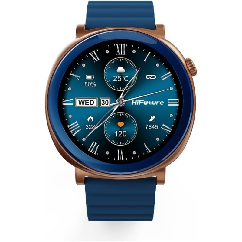 HiFuture Fashion SmartWatch - AURORA Blue Gold — Buy in Cyprus with Fast Delivery