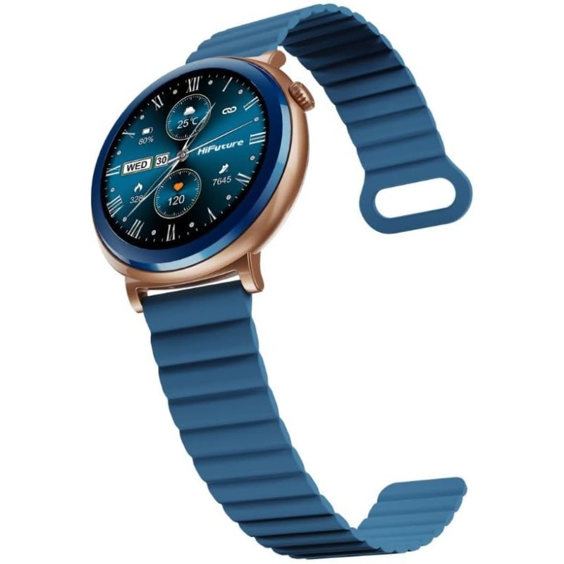HiFuture Fashion SmartWatch - AURORA Blue Gold — Buy in Cyprus with Fast Delivery