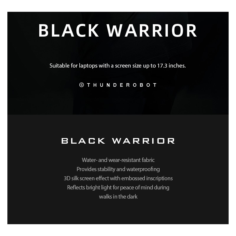 Thunderobot Dark Warrior Pro Laptop Backpack - 17' — Buy in Cyprus with Fast Delivery